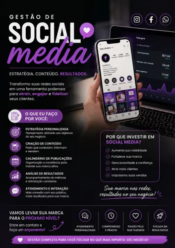 Criação de Conteúdo e Gestão de Redes Sociais