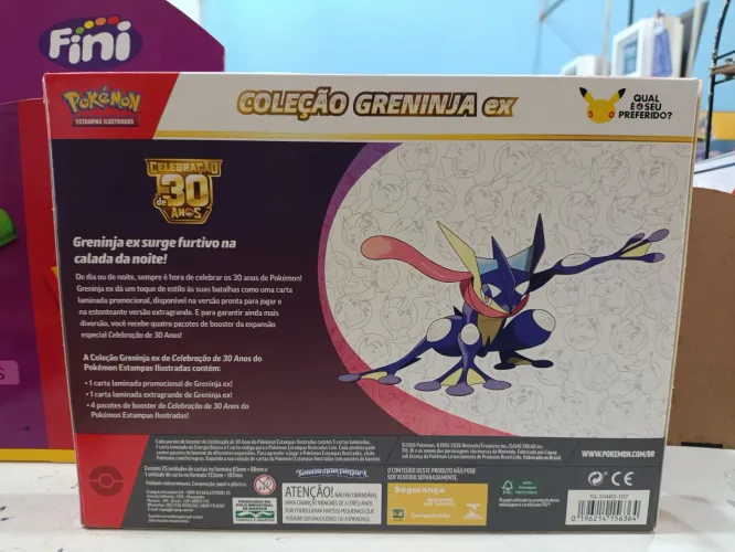 Box 30 anos pokémon greninja ex