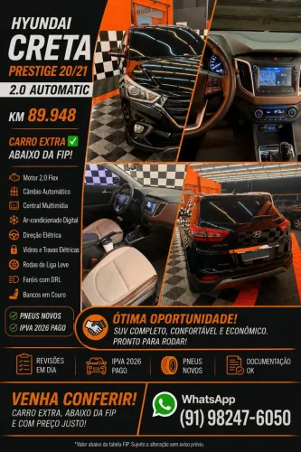 Hyundai Creta Prestige 2.0 16V Flex Aut. 2021