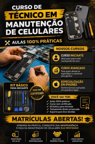 Venha se tornar um técnico de celular 
