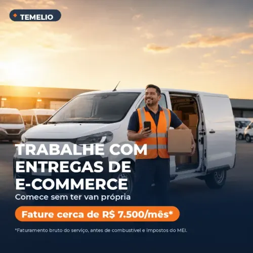 Trabalhe com Entregas de E-commerce em Brasilia - Van Disponivel - Agregado MEI