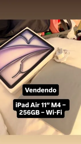 iPad Air 11? M4 256GB Wi-Fi - Novo - Original Apple