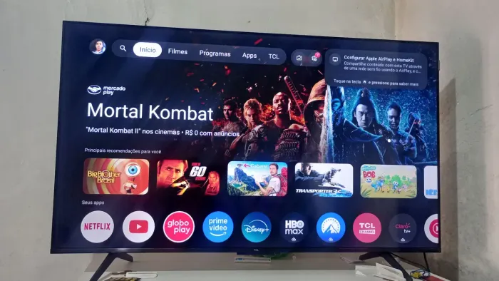 Smartv TCL 50 polegadas