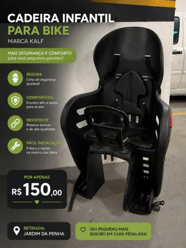 Cadeirinha de Bike Kalf