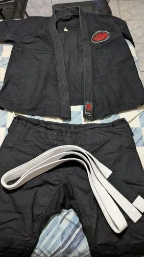Kimono jiu-jitsu Red Dragon + faixa branca