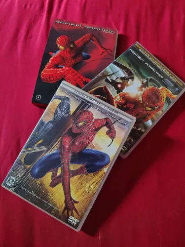 Dvd trilogia homem aranha (tobey maguirre)
