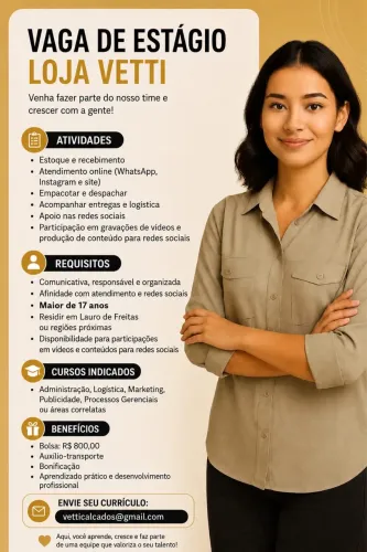 Vaga de Estágio