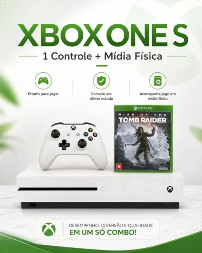 Xbox One S + Jogo Físico (ou troco em Iphone a partir do 13)