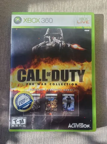Jogo Xbox 360 Call of Duty - The War Collection. 3 jogos. Original <br>