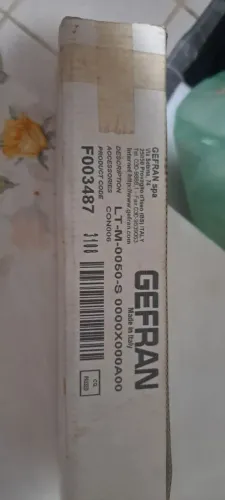 transdutor de deslocamento retilíneo Gefran, modelo LT-M-0050-P