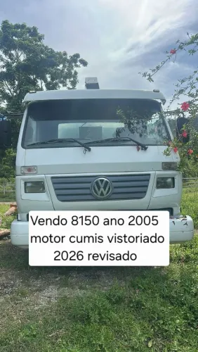 Vendo 8150 ano 2005 todo revisado vistoriado pronto pra trabalhar com cabine auxiliar