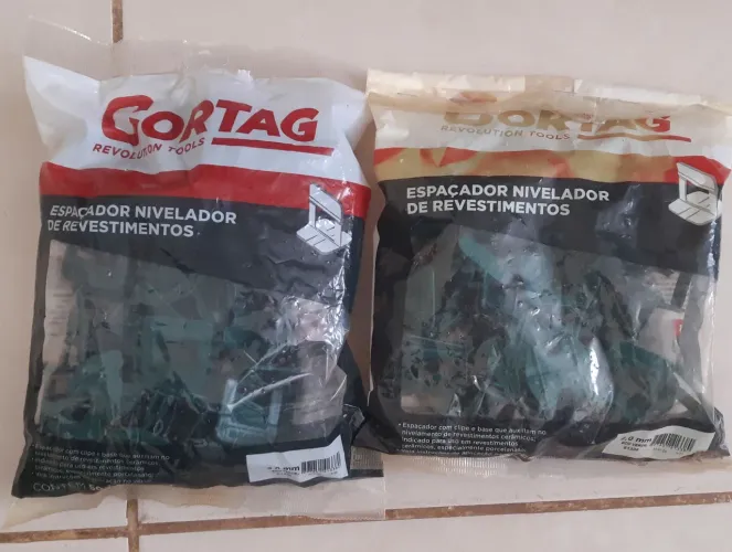Porcelanato juntas e nivelador cortag novos