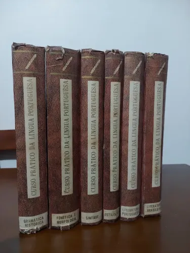 Curso Prático Língua Portuguesa E Sua Literatura - 6 Volumes raro