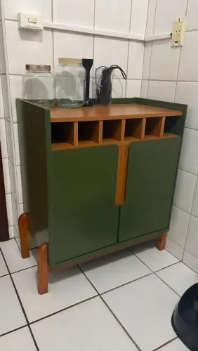 Armário/Balcão de Cozinha Moderno Verde