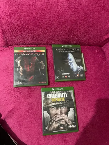 3 JOGOS ORIGINAIS XBOX ONE
