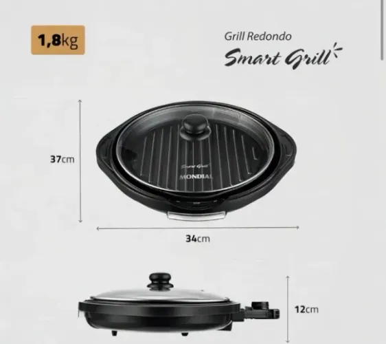 Grill Redondo Cook & Grill Mondial