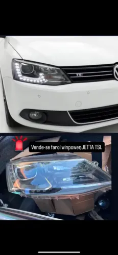 Farol winpower do jetta do lado do carona