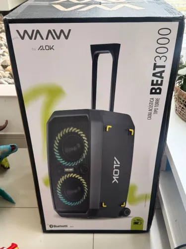CAIXA DE SOM WAAW ALOK BEAT 300/ caixa excelente na caixa NOVA