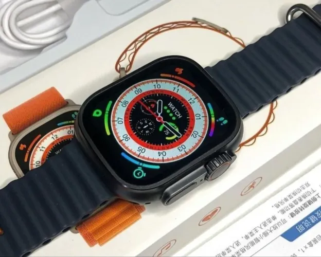 Smartwatch Ultra Plus 49MM Tela Super Amoled Faz e Recebe Chamadas Relógio Saúde Esportes
