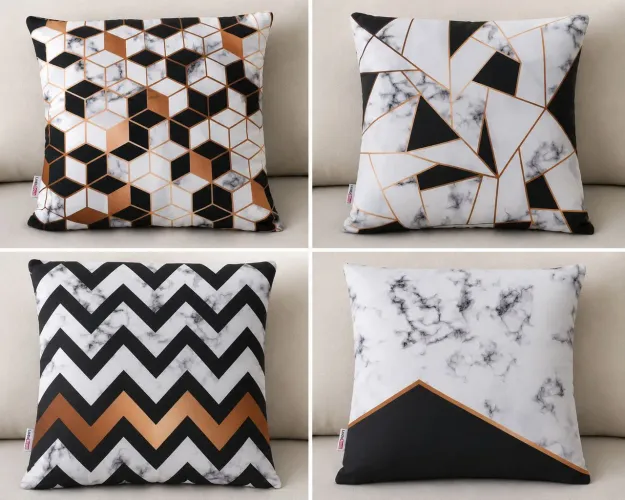 Kit 4 Capas para almofadas