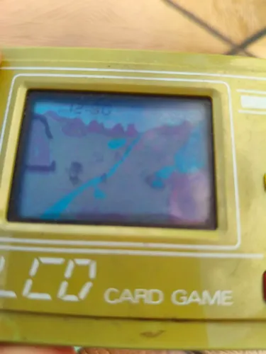 Jogo eletrônico portátil Q&Q LCD Card Game funcionando perfeitamente <br>Tipo