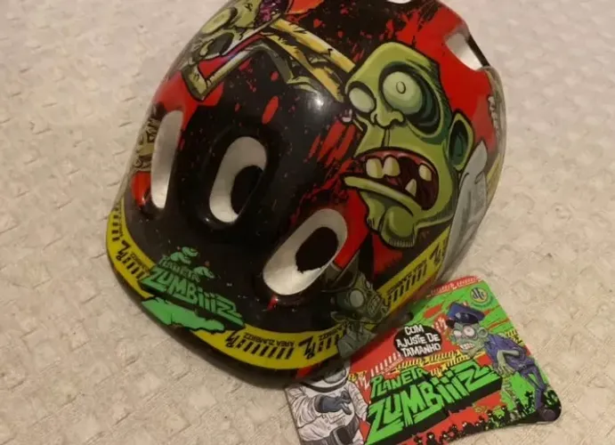Capacete infantil com ajuste!