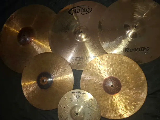 Kit de pratos de bateria