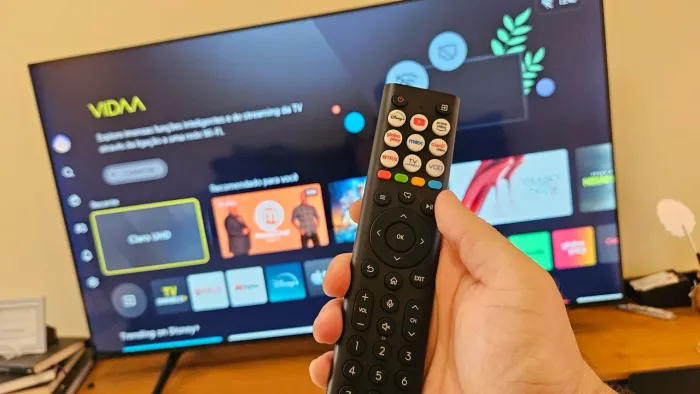 Smart TV Hisense 4k Qled 55p (01 mês de uso) URGENTE