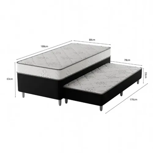 Cama Box Casal Direto de Fábrica (Nova) Produto novo, reforçado a partir de 260