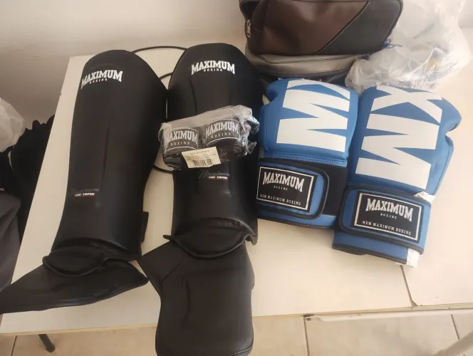 Kit Boxe / Muay Thai Maximum Boxing - Novo, Nunca Usado
