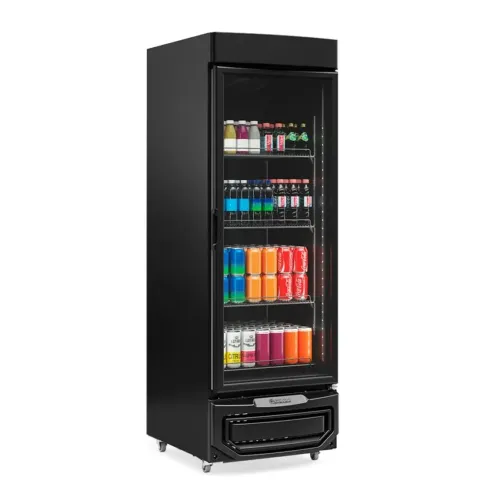 REFRIGERADOR PORTA DE VIDRO COM RODINHAS