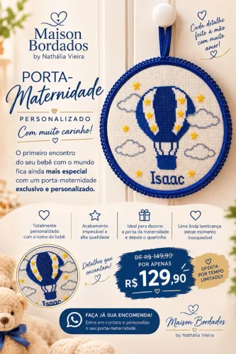 Porta-Maternidade Personalizado