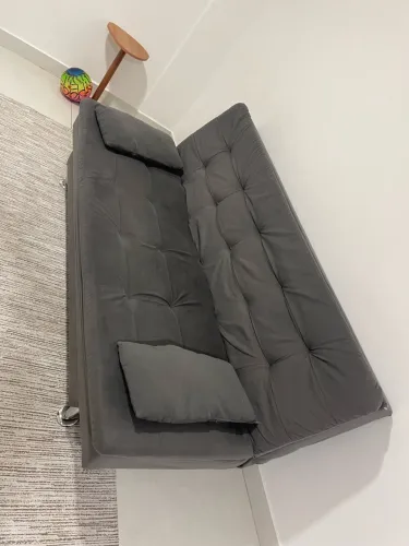 Sofá 3 lugares 1,85m (vira cama)