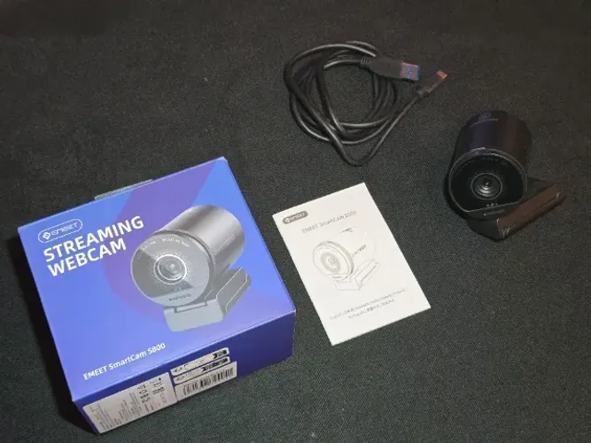 Webcam Emeet S800 4K UHD HDR Sensor Sony Foco Automático
