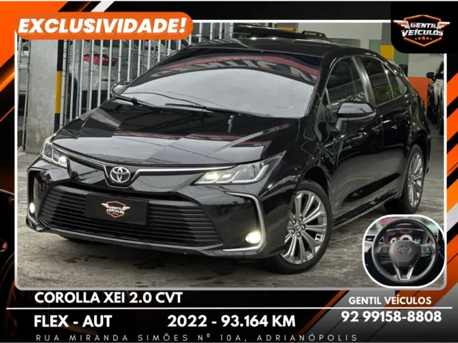Toyota Corolla 2.0 XEI 16V Flex 4P Automatico 2022