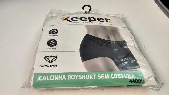Calcinha Boxer Cueca Feminina Microfibra Boyshort Box - tamanho M