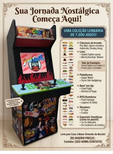 Vendo máquina de fliperama