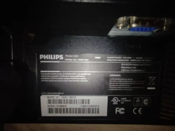 Monitor Philips 16" HD VGA | Ótimo Estado | Funcionando 100%
