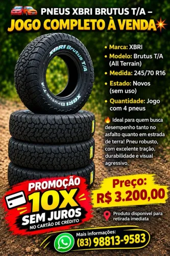 Pneu 245/70/16