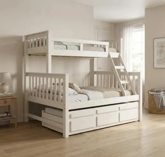 Cama treliche 3x1 madeira maciça