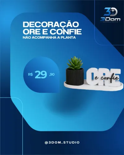 DECORAÇÃO ORE E CONFIE
