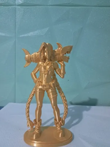 Action Figure Jinx (League of Legends / Arcane) - Impressão 3D