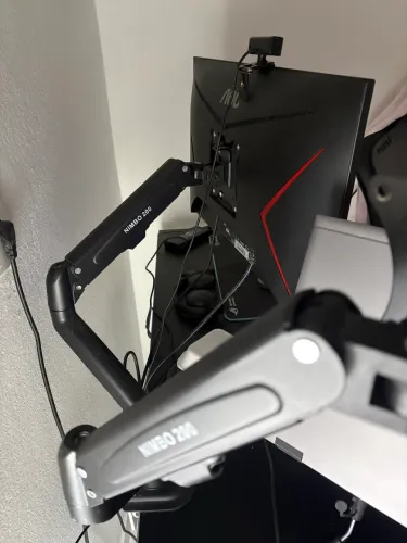Suporte Articulado Duplo para Monitor Zinnia Nimbo 200