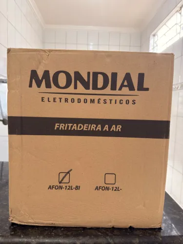 Air Fryer Mondial Forno Oven AFON-12L-BI Preto e Inox 12L