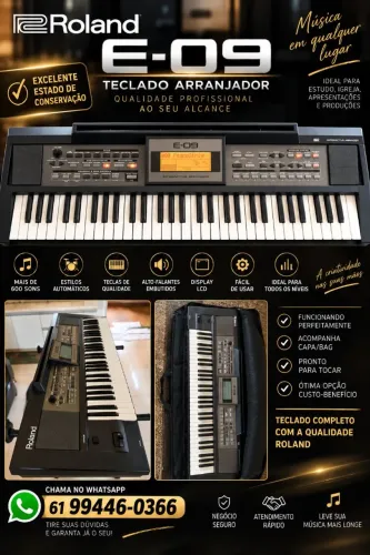 TECLADO ARRANJADOR ROLAND E09