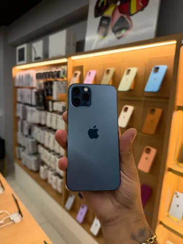 iPhone 12 Pro 128gb azul perfeito