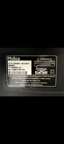 Tv smart funcionando meia tela