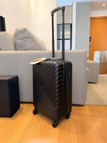 Mala Bagaggio Detroit 10kg Nova | Bordo + Rodas 360° Removíveis + Cadeado