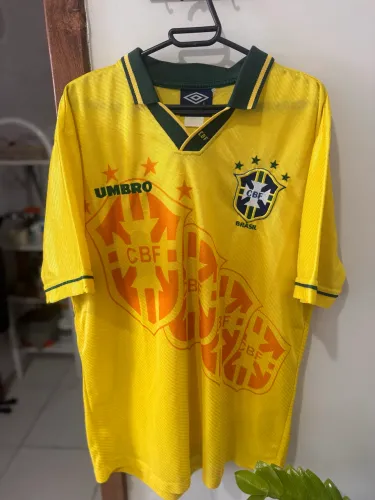 Camisa Seleção Brasileira 1995 - Modelo Jogador