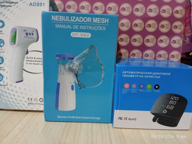 Itens disponíveis INALADOR/ TERMÔMETRO/ M.E.D.I.D.O.R